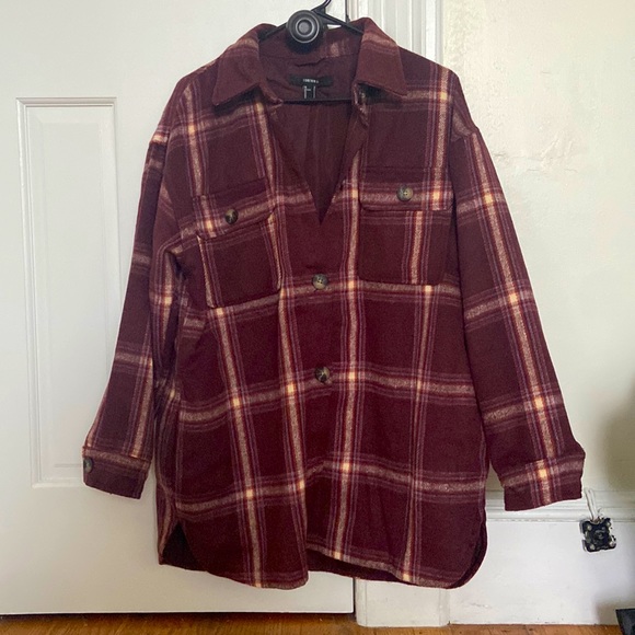 Forever 21 Plaid Jacket - Picture 1 of 6